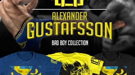 alexander gustafsson merch|Bad Boy Alexander Gustafsson Collection .